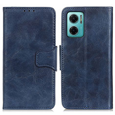 Custodia Portafoglio In Pelle Cover con Supporto M02L per Xiaomi Redmi 10 Prime Plus 5G Blu