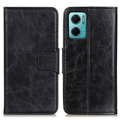 Custodia Portafoglio In Pelle Cover con Supporto M02L per Xiaomi Redmi 11 Prime 5G Nero