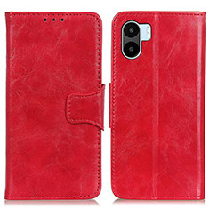 Custodia Portafoglio In Pelle Cover con Supporto M02L per Xiaomi Redmi A2 Plus Rosso