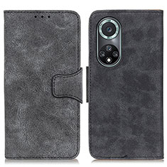 Custodia Portafoglio In Pelle Cover con Supporto M03L per Huawei Honor 50 Pro 5G Nero