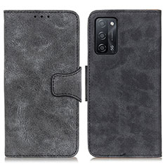 Custodia Portafoglio In Pelle Cover con Supporto M03L per Oppo A53s 5G Nero