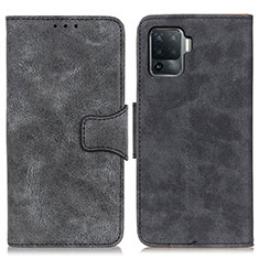 Custodia Portafoglio In Pelle Cover con Supporto M03L per Oppo A94 4G Nero