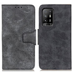 Custodia Portafoglio In Pelle Cover con Supporto M03L per Oppo A94 5G Nero