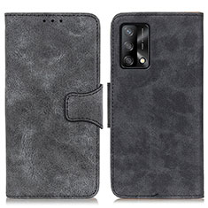 Custodia Portafoglio In Pelle Cover con Supporto M03L per Oppo F19 Nero