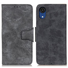 Custodia Portafoglio In Pelle Cover con Supporto M03L per Samsung Galaxy A03 Core Nero