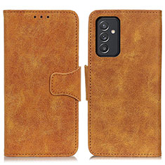 Custodia Portafoglio In Pelle Cover con Supporto M03L per Samsung Galaxy A15 4G Khaki