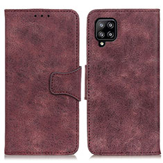 Custodia Portafoglio In Pelle Cover con Supporto M03L per Samsung Galaxy A22 4G Viola