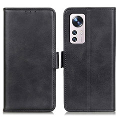 Custodia Portafoglio In Pelle Cover con Supporto M03L per Xiaomi Mi 12 Pro 5G Nero