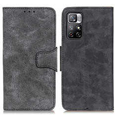 Custodia Portafoglio In Pelle Cover con Supporto M03L per Xiaomi Poco M4 Pro 5G Nero