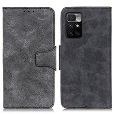 Custodia Portafoglio In Pelle Cover con Supporto M03L per Xiaomi Redmi 10 (2022) Nero