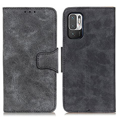 Custodia Portafoglio In Pelle Cover con Supporto M03L per Xiaomi Redmi Note 10 5G Nero