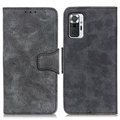 Custodia Portafoglio In Pelle Cover con Supporto M03L per Xiaomi Redmi Note 10 Pro 4G Nero