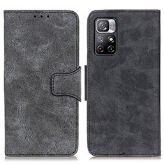 Custodia Portafoglio In Pelle Cover con Supporto M03L per Xiaomi Redmi Note 11 5G Nero