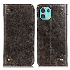 Custodia Portafoglio In Pelle Cover con Supporto M04L per Motorola Moto Edge 20 Lite 5G Bronze