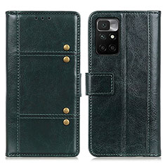 Custodia Portafoglio In Pelle Cover con Supporto M04L per Xiaomi Redmi Note 11 4G (2021) Blu