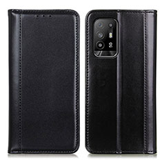 Custodia Portafoglio In Pelle Cover con Supporto M05L per Oppo A94 5G Nero