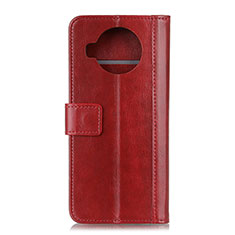 Custodia Portafoglio In Pelle Cover con Supporto M05L per Xiaomi Mi 10i 5G Rosso