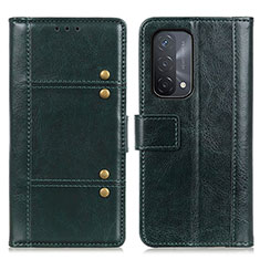 Custodia Portafoglio In Pelle Cover con Supporto M06L per Oppo A93 5G Verde