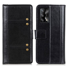 Custodia Portafoglio In Pelle Cover con Supporto M06L per Oppo F19s Nero