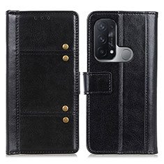 Custodia Portafoglio In Pelle Cover con Supporto M06L per Oppo Reno5 A Nero