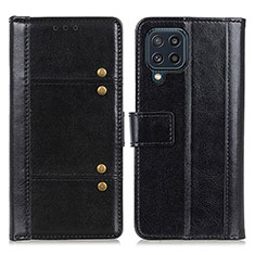 Custodia Portafoglio In Pelle Cover con Supporto M06L per Samsung Galaxy M32 4G Nero