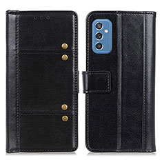 Custodia Portafoglio In Pelle Cover con Supporto M06L per Samsung Galaxy M52 5G Nero