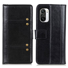 Custodia Portafoglio In Pelle Cover con Supporto M06L per Xiaomi Mi 11i 5G Nero