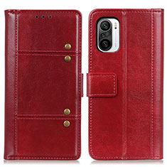 Custodia Portafoglio In Pelle Cover con Supporto M06L per Xiaomi Mi 11X 5G Rosso