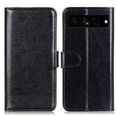 Custodia Portafoglio In Pelle Cover con Supporto M07L per Google Pixel 7 Pro 5G Nero