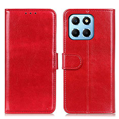 Custodia Portafoglio In Pelle Cover con Supporto M07L per Huawei Honor X6 5G Rosso