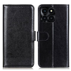 Custodia Portafoglio In Pelle Cover con Supporto M07L per Huawei Honor X6a Nero