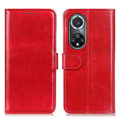 Custodia Portafoglio In Pelle Cover con Supporto M07L per Huawei Nova 9 Pro Rosso