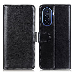 Custodia Portafoglio In Pelle Cover con Supporto M07L per Huawei Nova Y70 Nero