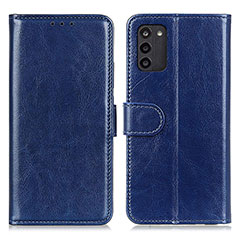 Custodia Portafoglio In Pelle Cover con Supporto M07L per Nokia G100 Blu