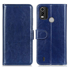 Custodia Portafoglio In Pelle Cover con Supporto M07L per Nokia G11 Plus Blu