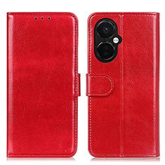 Custodia Portafoglio In Pelle Cover con Supporto M07L per OnePlus Nord N30 5G Rosso