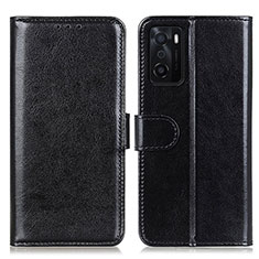 Custodia Portafoglio In Pelle Cover con Supporto M07L per Oppo A55S 5G Nero