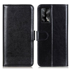 Custodia Portafoglio In Pelle Cover con Supporto M07L per Oppo F19 Nero