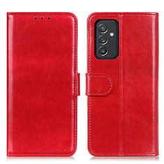 Custodia Portafoglio In Pelle Cover con Supporto M07L per Samsung Galaxy A15 4G Rosso