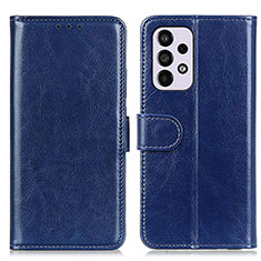 Custodia Portafoglio In Pelle Cover con Supporto M07L per Samsung Galaxy A33 5G Blu
