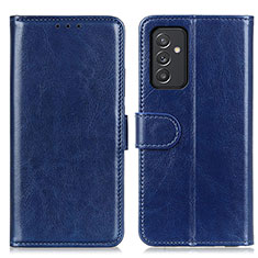 Custodia Portafoglio In Pelle Cover con Supporto M07L per Samsung Galaxy F34 5G Blu
