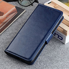 Custodia Portafoglio In Pelle Cover con Supporto M07L per Samsung Galaxy F62 5G Blu