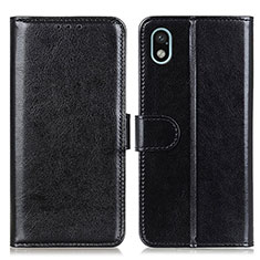 Custodia Portafoglio In Pelle Cover con Supporto M07L per Sony Xperia Ace III Nero