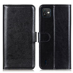 Custodia Portafoglio In Pelle Cover con Supporto M07L per Wiko Y82 Nero