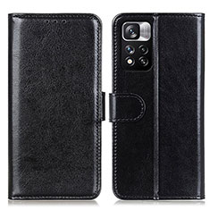 Custodia Portafoglio In Pelle Cover con Supporto M07L per Xiaomi Mi 11i 5G (2022) Nero