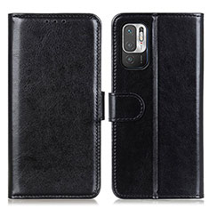 Custodia Portafoglio In Pelle Cover con Supporto M07L per Xiaomi POCO M3 Pro 5G Nero