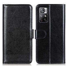 Custodia Portafoglio In Pelle Cover con Supporto M07L per Xiaomi Poco M4 Pro 5G Nero