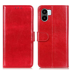 Custodia Portafoglio In Pelle Cover con Supporto M07L per Xiaomi Redmi A2 Plus Rosso