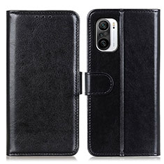 Custodia Portafoglio In Pelle Cover con Supporto M07L per Xiaomi Redmi K40 Pro 5G Nero