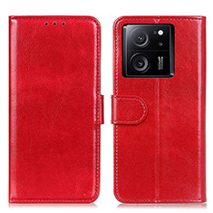 Custodia Portafoglio In Pelle Cover con Supporto M07L per Xiaomi Redmi K60 Ultra 5G Rosso